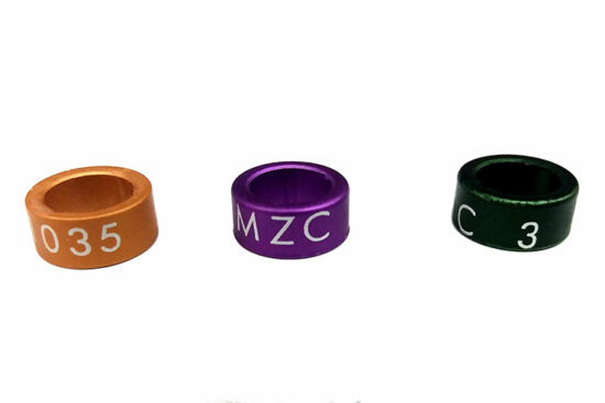 ANILLA 7.0MM COLOR TEXTO+SERIE