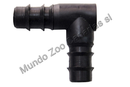 L CODO 12 MM PLASTICO