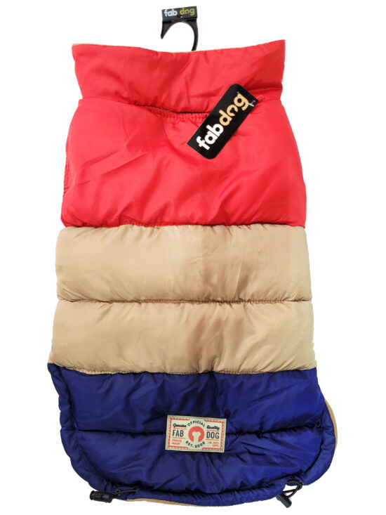 ABRIGO ACOLCHADO TRICOLOR 46CMS