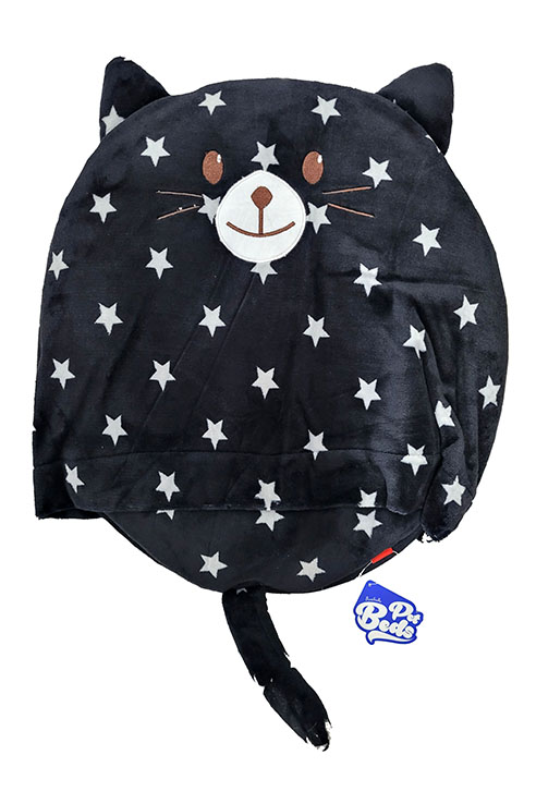 ALMOHADA GATO 52X42CMS ESTRELLADO