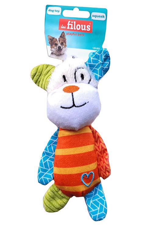 PELUCHE OSITO MULTICOLOR 18CMS