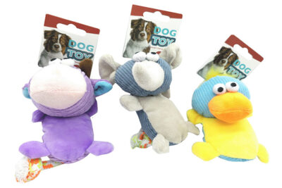 PELUCHE ANIMALES CON CUERDA SURTIDOS 24CMS