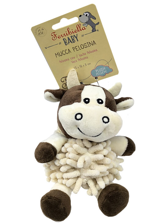 VACA PELUCHE 17.0X12.7X7.6CMS