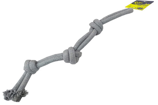 CUERDA DENTAL 3 NUDOS GRIS 53CMS