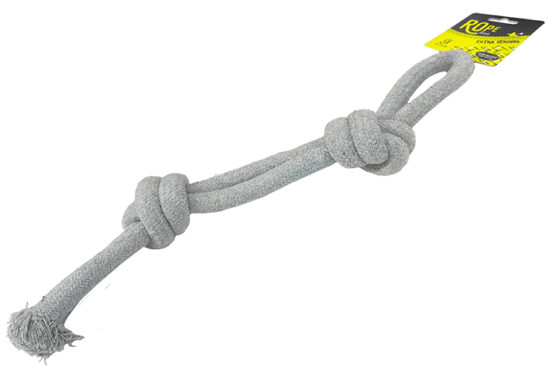 CUERDA DENTAL 2 NUDOS GRIS 39CMS