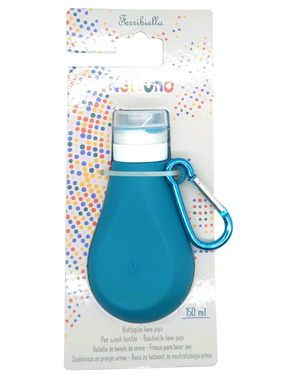 BOTELLA PEEPEE AZUL 150ML BEBEDERO PORTATIL