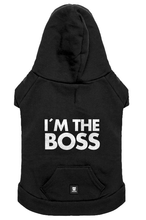 SUDADERA I'M THE BOSS SMALL BLACK