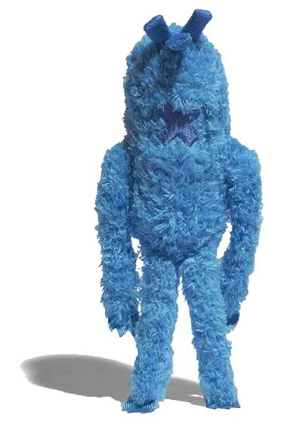 PELUCHE MONSTERZ BLU 30X12X6CMS