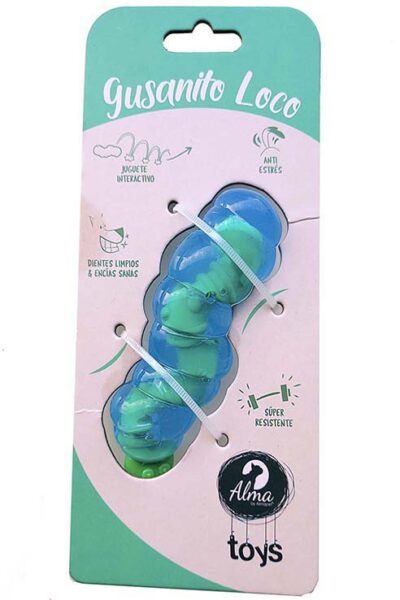 GUSANITO LOCO BLUE 3øX12CMS