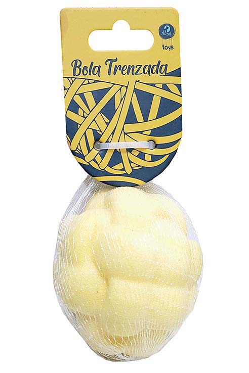 BOLA TRENZADA AMARILLA 8øCMS