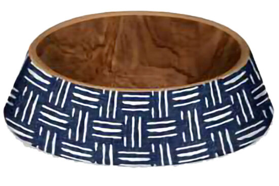COMEDERO BEB BOWL WOOD BONE AZUL 710ML