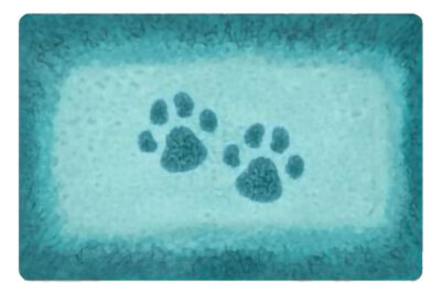 ALFOMBRILLA HUELLAS 29,5X48,5CMS