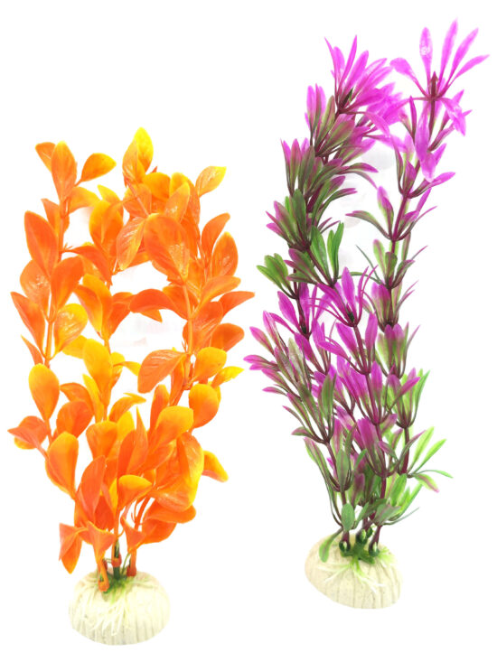 PLANTA PLASTICA ACUARIO 20CMS