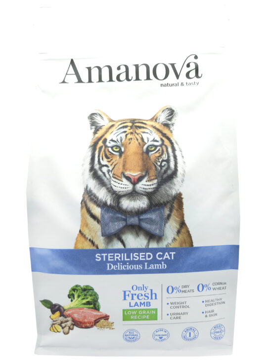 AMANOVA CAT STERILISED LAMB & QUINOA 1.5KG