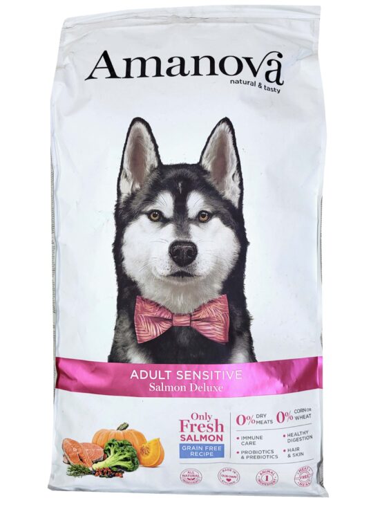 AMANOVA DOG SALMON DELUXE & CALABAZA 10KG