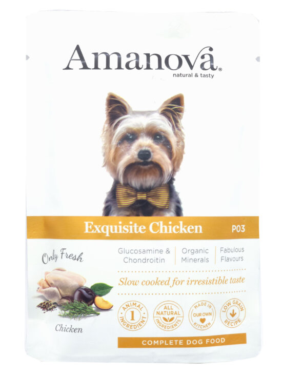 AMANOVA  DOG ADULT ESQUISITE CHICKEN 100G SOBRE