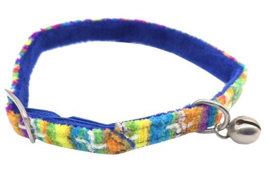 COLLAR COLOR INCA GATO CON CASCABEL 10.0MMX30.0CMS