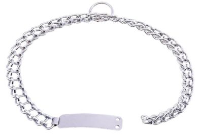 COLLAR METALICO REGULABLE CON PLACA 2.5øMMX40.0CMS
