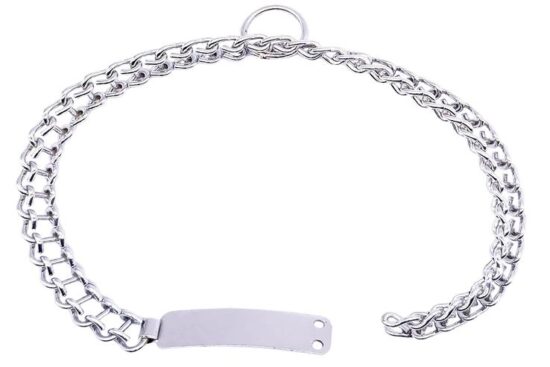 COLLAR METALICO REGULABLE CON PLACA 2.5øMMX40.0CMS