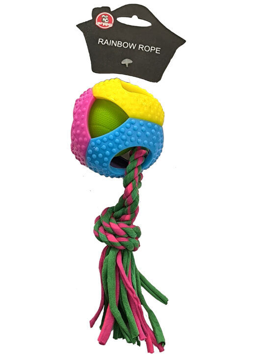 RAINBOW ROPE CUERDA CON PELOTA 8.0øX22.0CMS