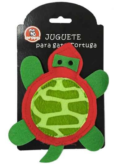 JUGUETE GATOS TORTUGA 17.0CMS