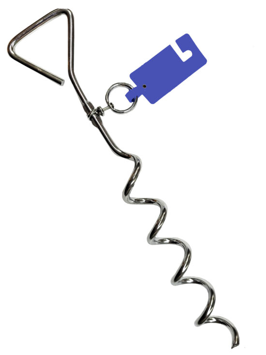 ESTACA DE FIJACION SACACORCHO P CAD 41CMS