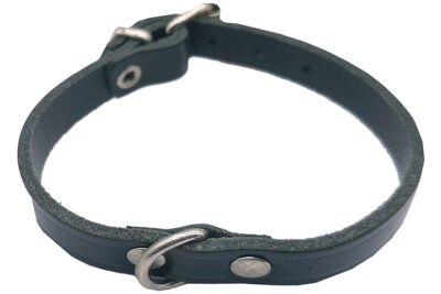 COLLAR CUERO NEGRO 12.0MMX26.0CMS