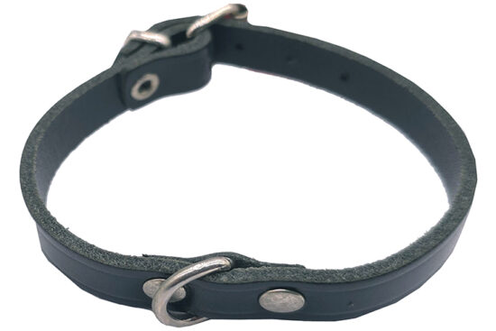 COLLAR CUERO NEGRO 12.0MMX26.0CMS