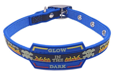 COLLAR T-40 GLOW AZUL 12.0MMX26.0-40.0CMS