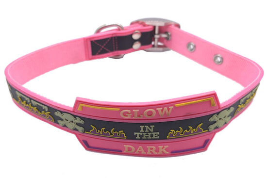COLLAR GLOW ROSA 22.0MMX45.0-65.0CMS