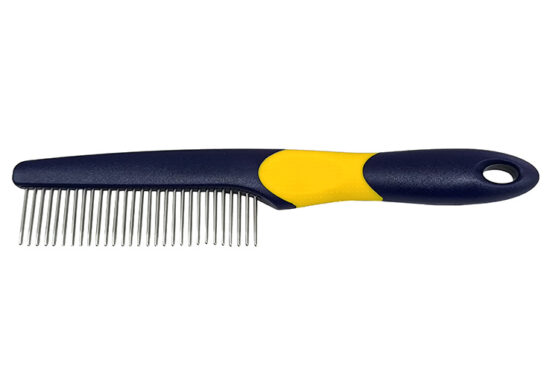 PEINE PUAS PASO 4.0MM EMPUÑADURA PLASTICA 20.0X4.5CMS