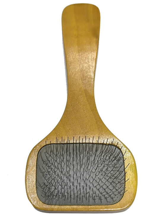 CEPILLO MADERA CARDA GATO 13.5X6.0X3.0CMS