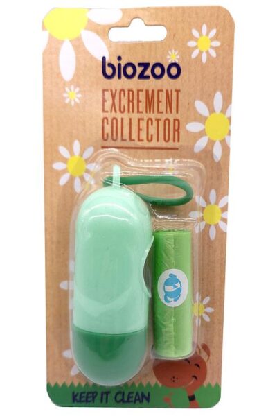 ESTUCHE BOLSA RECOGE EXCREMENTO VERDE