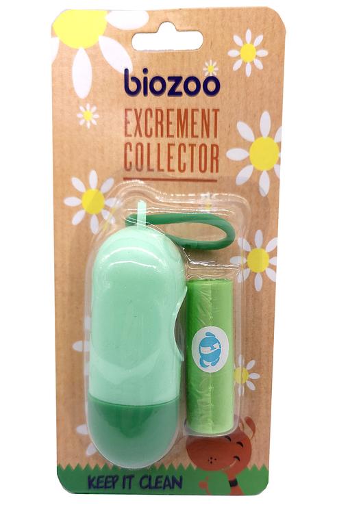 ESTUCHE BOLSA RECOGE EXCREMENTO VERDE