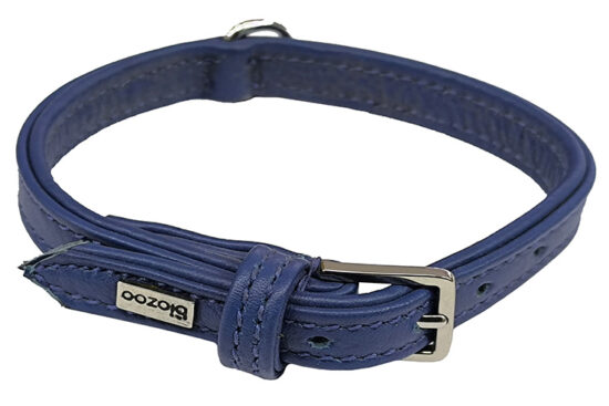 COLLAR PIEL PROVENCE AZUL 15.0MMX35.0CMS