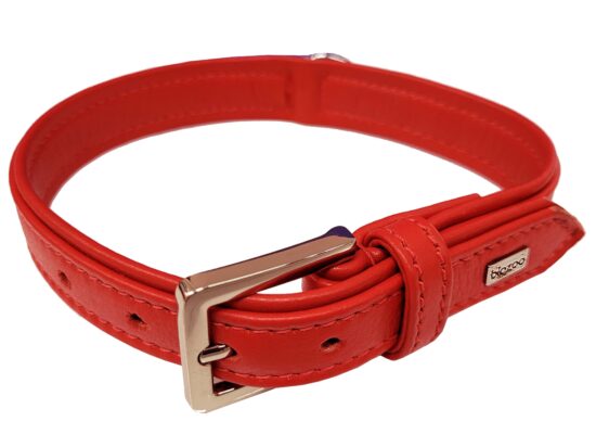 COLLAR PIEL PROVENCE ROJO 30.0MMX55.0CMS