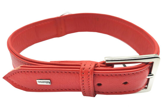 COLLAR PIEL PROVENCE ROJO 30.0MMX60.0CMS
