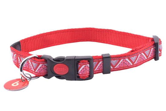 COLLAR ETNICO ROJO 2.0X40.0CMS