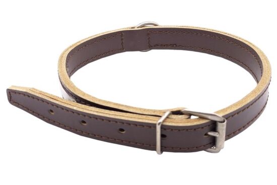 COLLAR CUERO CON PLACA 25.0MMMX42.0-55.0CMS