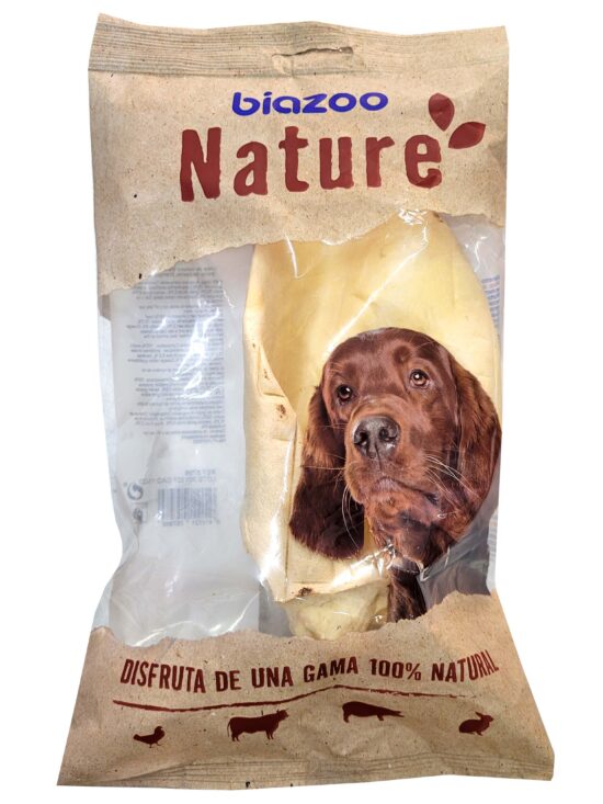 OREJA TERNERA 100 NATURAL 20CMS