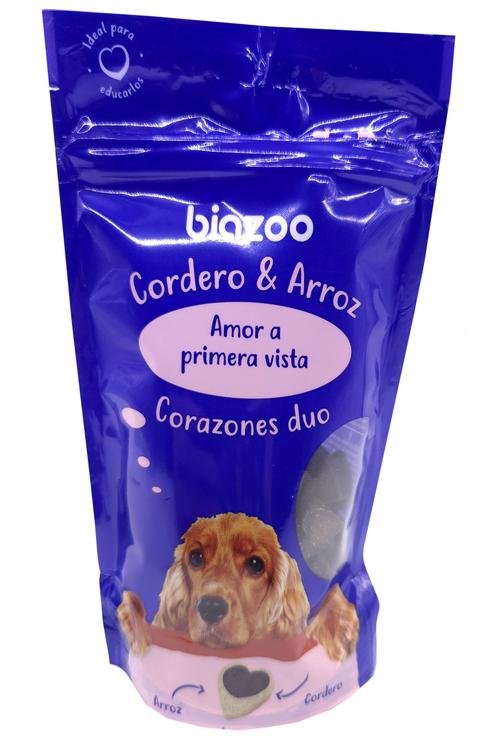 DUO CORAZONES CORDERO Y ARROZ 100G