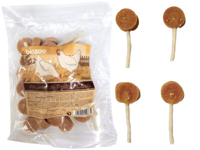PIRULETA DE POLLO Y COCO 500G