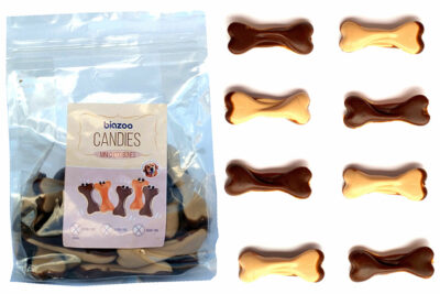 MIX MINI HUESOS CHOCOLATE KG 8CMS