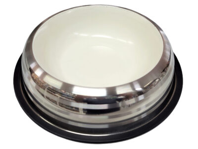 COMEDERO PLATA INTERIOR BLANCO 0.45L 21øX5.5CMS