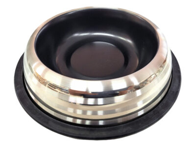 COMEDERO PLATA INTERIOR NEGRO 0.45L 21øX5.5CM