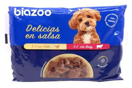 DELICIAS POLLO Y BUEY 4X100G PERROS