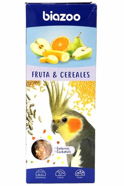 BARRITAS FRUTA NINFAS/COTORRAS 2UNDS