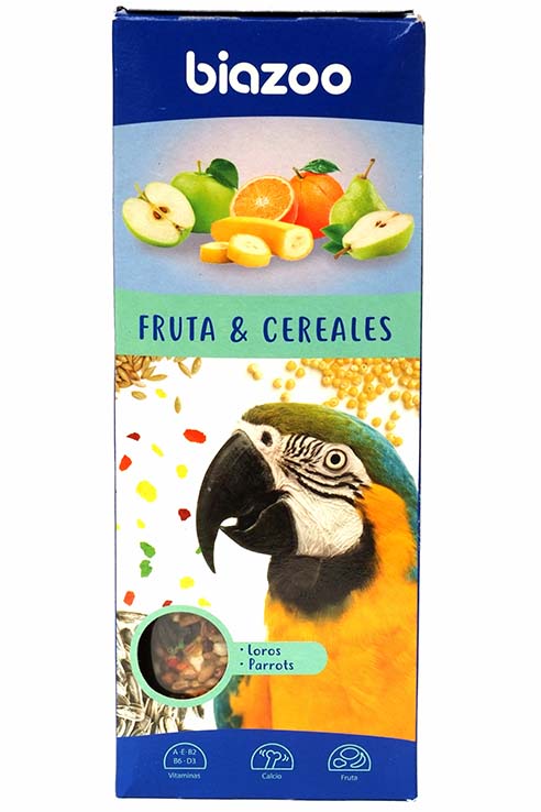 BARRITAS LORO FRUTAS 2UNDS