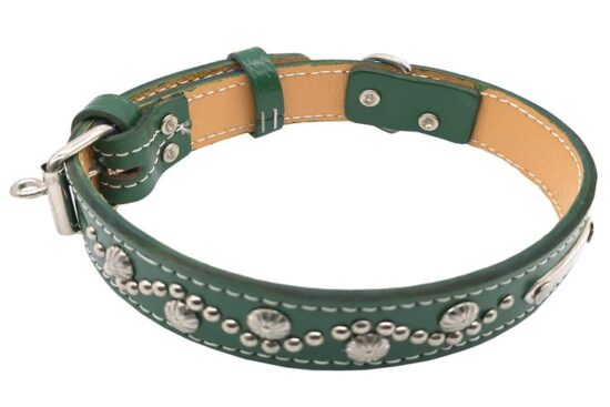 COLLAR CUERO DLUXE FORNITURA ONDA 30.0MMX44.0-60.0CMS
