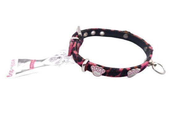 COLLAR DLUXE HUELLAS 10.0MMX8.0-20.0CMS